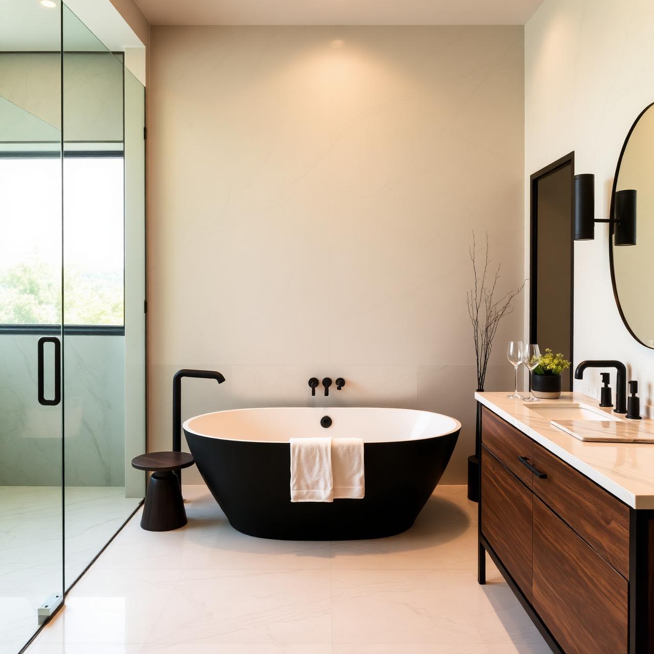 Spa-inspired primary bath